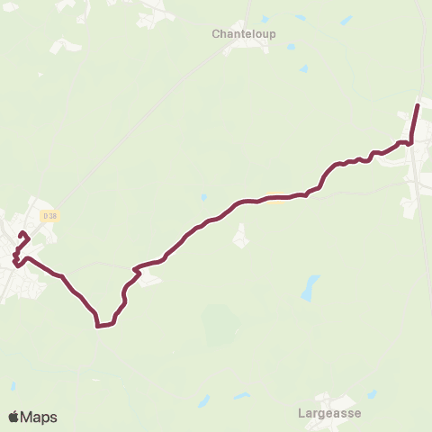 Tréma Scolaire Moncoutant / la Chapelle St Laurent / Moncoutant map