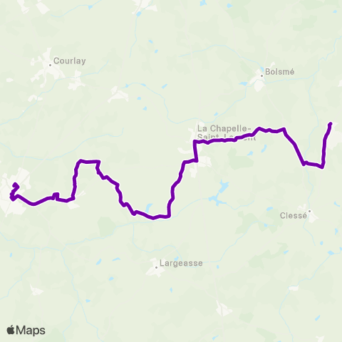 Tréma Scolaire Moncoutant / Nord Clessé / Moncoutant map
