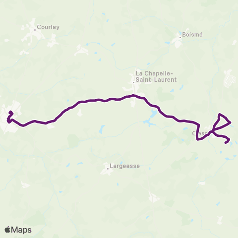 Tréma Scolaire Moncoutant / Sud Clessé / Moncoutant map