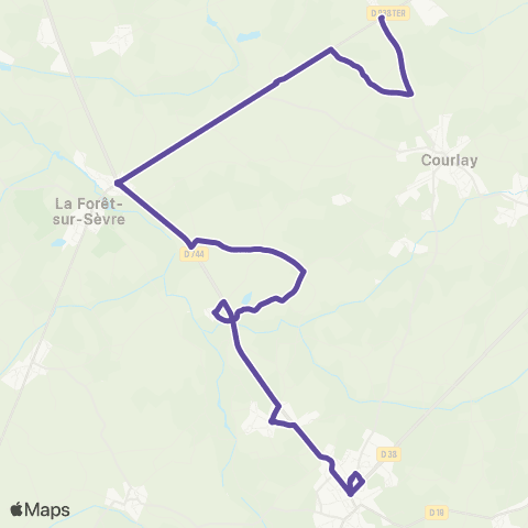Tréma Scolaire Moncoutant / Laimière / Moncoutant map