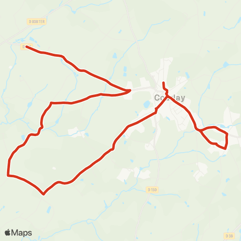 Tréma Scolaire Courlay Prim map