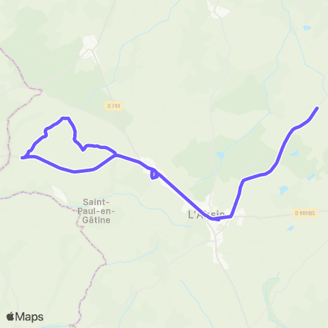 Tréma Scolaire L'Absie Prim map
