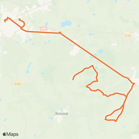 Tréma Scolaire Boismé / Chiché / Bressuire map