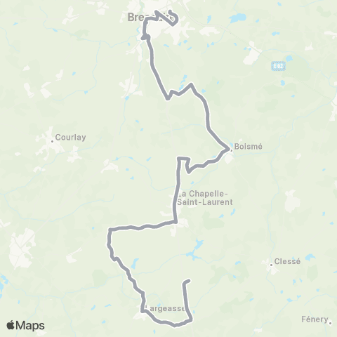 Tréma Scolaire Boismé / Bressuire / Boismé map