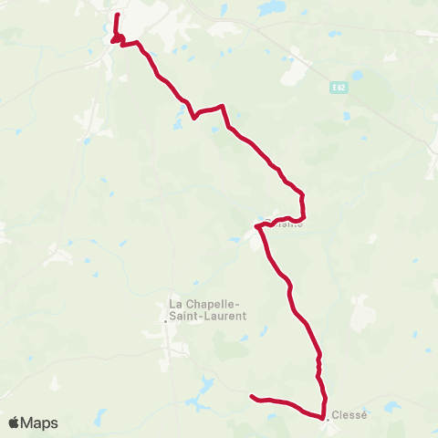 Tréma Scolaire Clessé / Bressuire / Clessé map