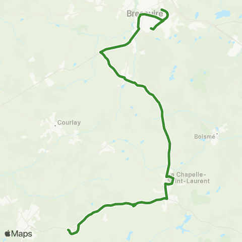 Tréma Scolaire La Chapelle St Laurent / Bressuire / la Chapelle St Laurent map
