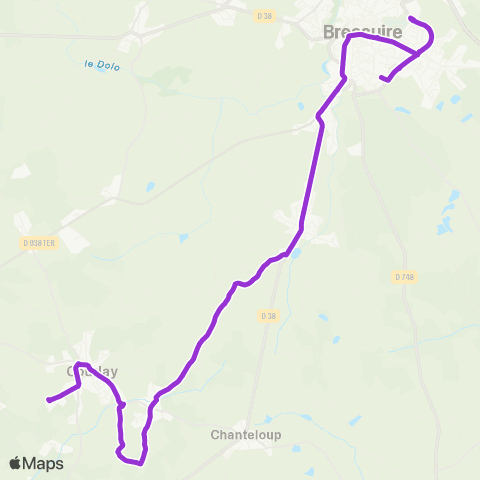 Tréma Scolaire Courlay / Bressuire / Courlay 1 map