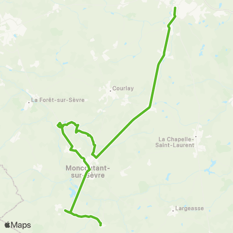 Tréma Scolaire St Jouin de Milly / Bressuire / St Jouin de Milly map