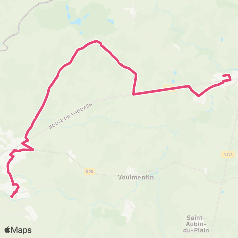 Tréma Scolaire Argentonnay / NLA / Argentonnay map
