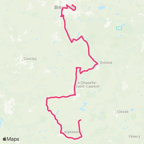 Tréma Scolaire Boisme / Bressuire / Boisme map