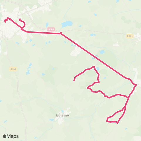Tréma Scolaire Boisme / Chiche / Bressuire map