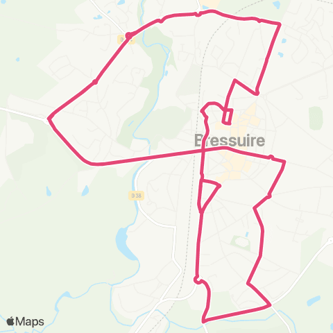 Tréma Scolaire Bressuire Prim 1 map