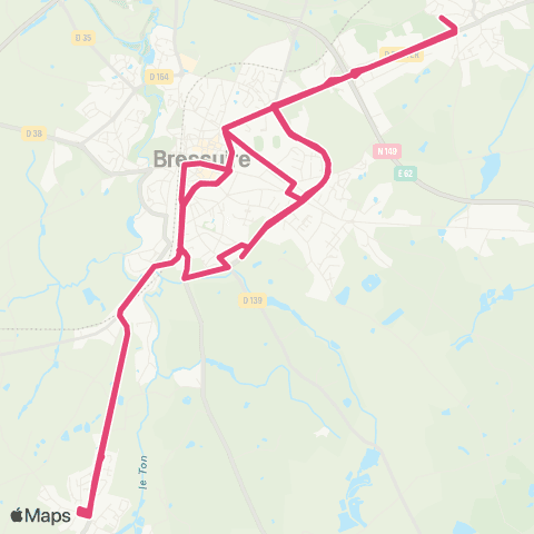 Tréma Scolaire Bressuire Prim 3 map