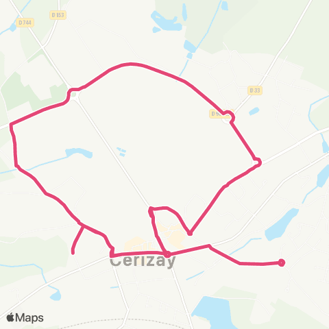 Tréma Scolaire Cerizay Prim 1 map