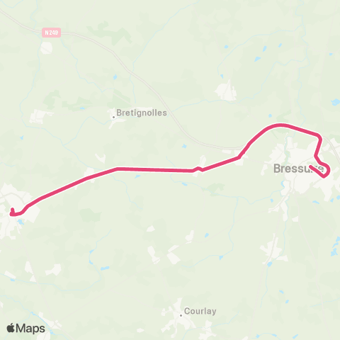 Tréma Scolaire Cerizay / Bressuire Doublon 1 map