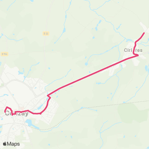 Tréma Scolaire Cerizay / Cirieres 1 / Cerizay map