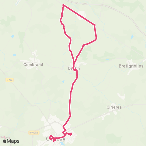 Tréma Scolaire Cerizay / le Pin / Cerizay map