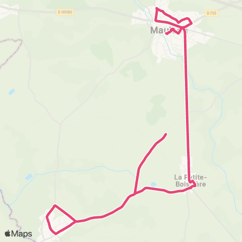 Tréma Scolaire La Petite Boissiere / Mauléon / la Petite Boissiere map
