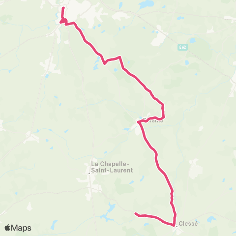 Tréma Scolaire Clesse / Bressuire / Clesse map