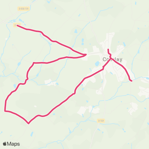 Tréma Scolaire Courlay Prim map