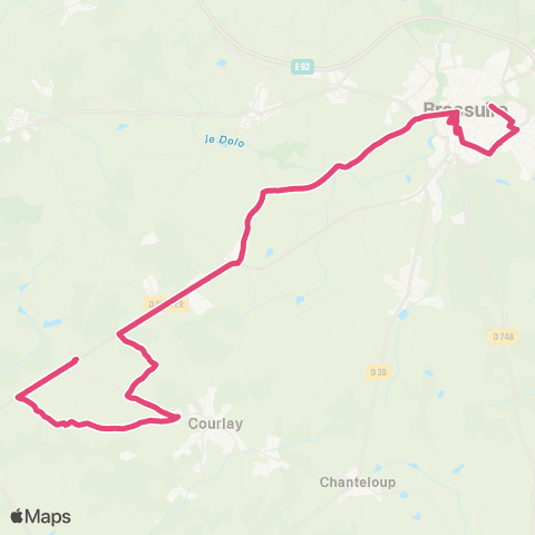 Tréma Scolaire Courlay / Bressuire / Courlay 2 map