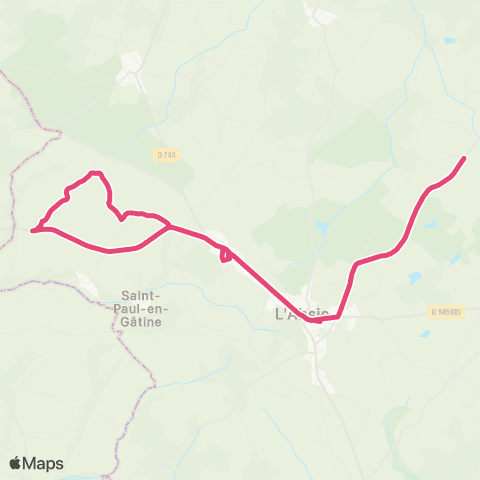 Tréma Scolaire L'Absie Prim map