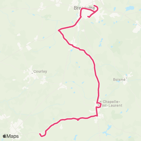 Tréma Scolaire La Chapelle St Laurent / Bressuire / la Chapelle St Laurent map