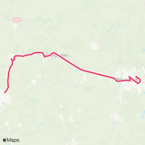 Tréma Scolaire Le Pin / Bressuire / le Pin map