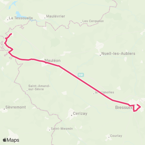 Tréma Scolaire Loublande / Bressuire / Loublande map
