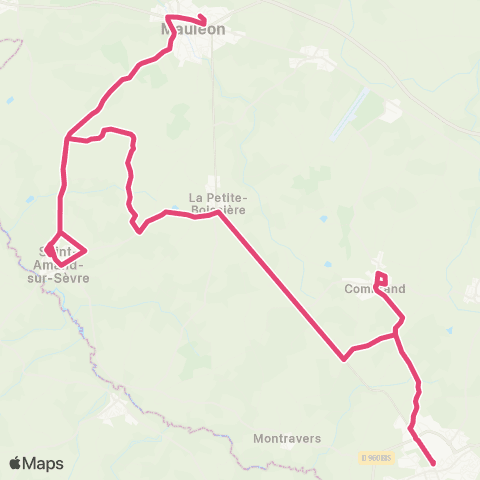 Tréma Scolaire Mauléon / Cerizay / Mauléon map