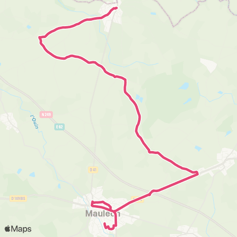 Tréma Scolaire Mauléon / St Pierre des Echaubrognes / Mauléon map