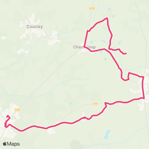 Tréma Scolaire Moncoutant / Chanteloup / Moncoutant map