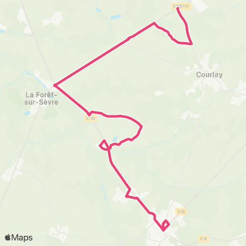 Tréma Scolaire Moncoutant / Laimiere / Moncoutant map