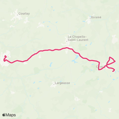 Tréma Scolaire Moncoutant / Sud Clesse / Moncoutant map