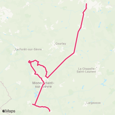 Tréma Scolaire St Jouin de Milly / Bressuire / St Jouin de Milly map
