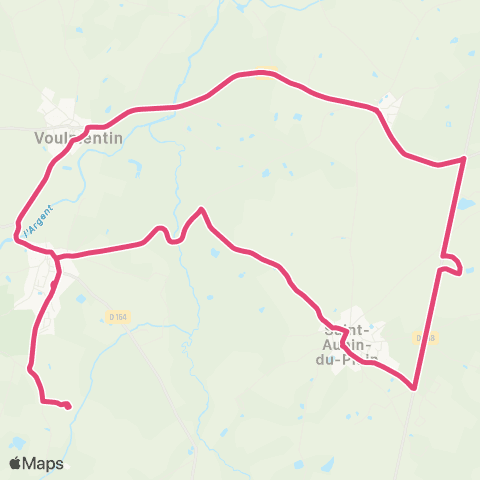 Tréma Scolaire Voulmentin Prim map