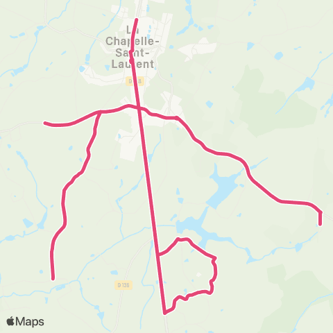Tréma Scolaire La Chapelle St Laurent Prim map