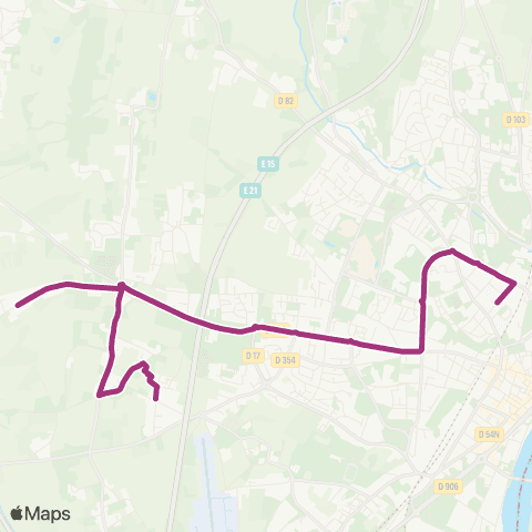 TRéMA Scolaires Rocca - Les Giroux map