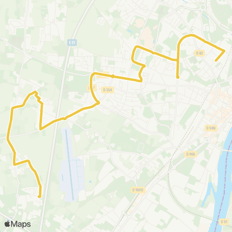 TRéMA Scolaires Rocca - La Lye map