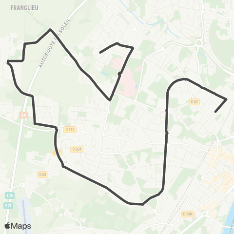 TRéMA Scolaires Rocca - Mairie APF map