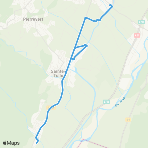 Trans'Agglo ZA Express TAD map