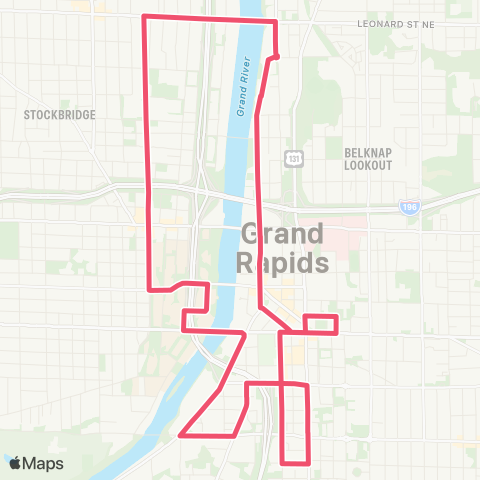 The Rapid DASH CCW map