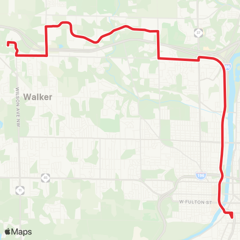 The Rapid Three Mile map