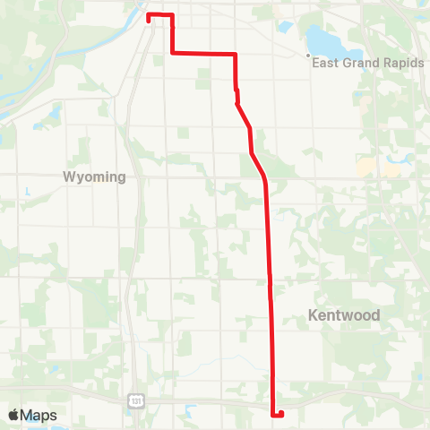 The Rapid Kalamazoo map