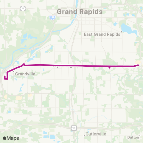 The Rapid 28th Street map