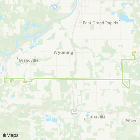 The Rapid 44th Street map