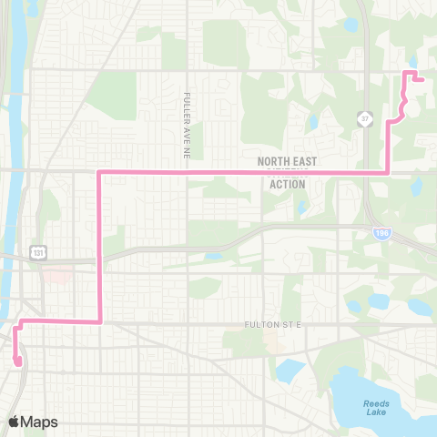 The Rapid East Leonard map