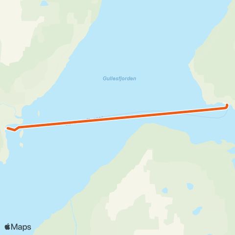 Svipper Refsnes - Flesnes map