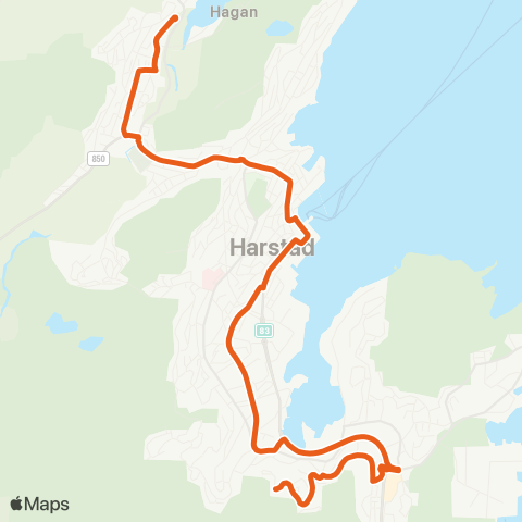 Svipper Berg - Sentrum - Grønnebakkan map