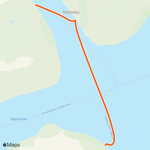 Svipper Storstein-Nikkeby-Lauksundsk map